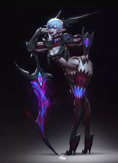 英雄联盟原画师zeronis笔下精致性感的女汉子们