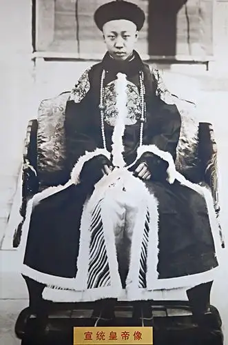 清朝皇帝宣统画像