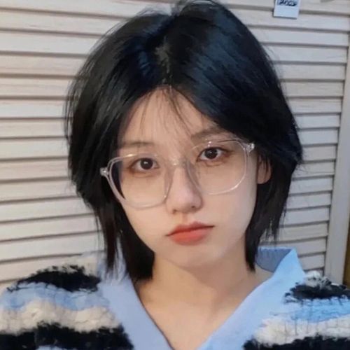 鲻鱼头假发女短发时尚潮流日系狼尾蓬松自然学生日常武士头全头套