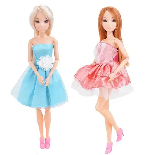 用品,母婴,玩具 玩具 过家家玩具 迪邦-公仔玩偶12关节真眼芭比娃娃