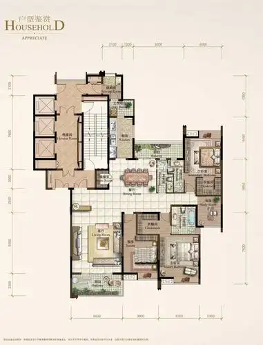 雅居乐花园户型图