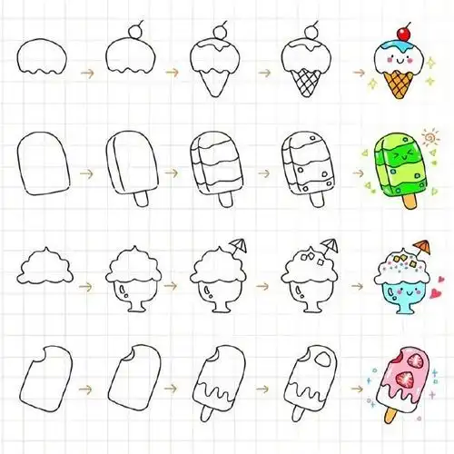 超可爱的简笔画!