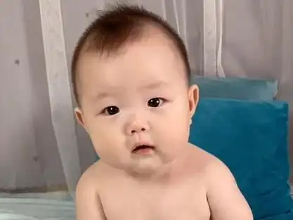 大堆堆的治愈系笑容78#六个月宝宝 #挑战全网笑容最治愈的男孩