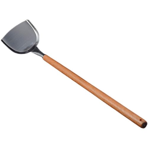 304不锈钢大锅铲 商用大号炒菜铲子食堂单位学校特大长木柄铲 304铲头