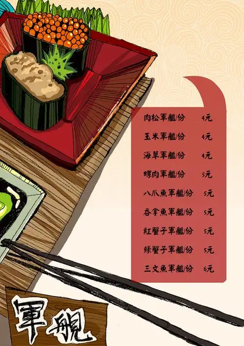 一个手绘菜单小作业|插画|商业插画|amoy_lucky - 原创作品 - 站酷