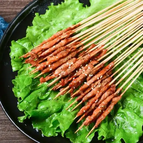 小肉串猪肉串瘦里脊肉串商用食材半成品烧烤油炸其它猪肉类