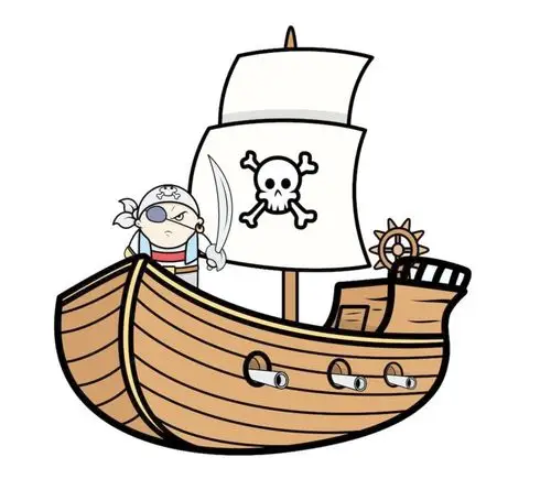 幼儿故事小青蛙的海盗船