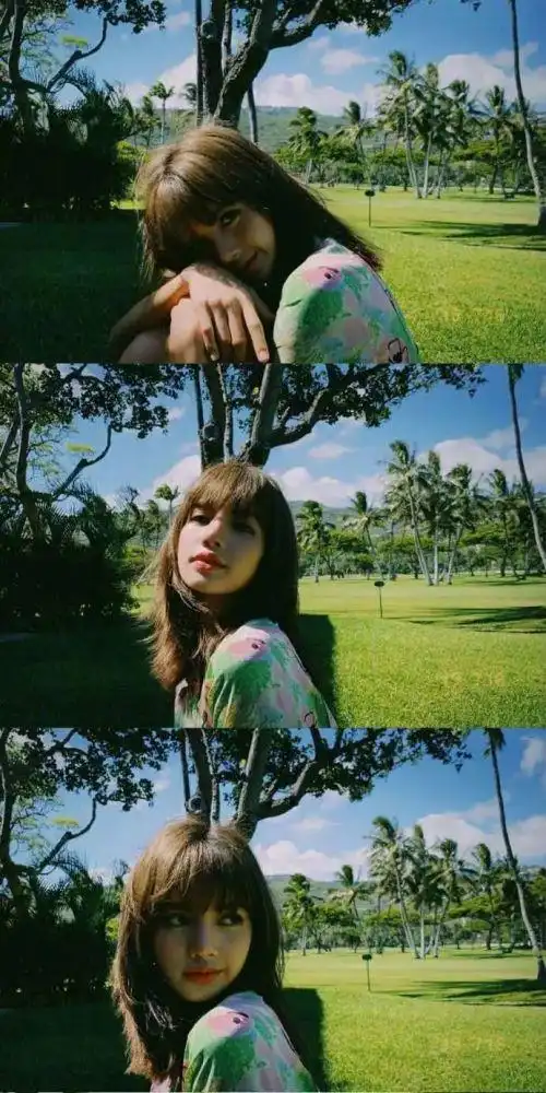 blackpink夏威夷美图拍摄花絮
