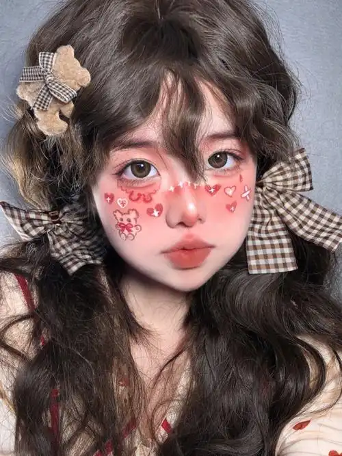 万圣节妆容02可爱风治愈小熊