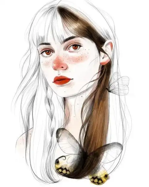 锥子脸和气质脸,哪一个更美?看完这组插画你就知道了