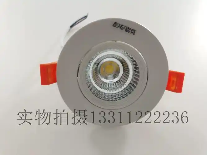 雷克照明5w10w20wled天花灯cob嵌入式射灯走廊商场店铺筒灯洞灯