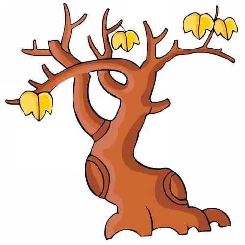 卡通树木特写图片树木特写绘画卡通其他卡通