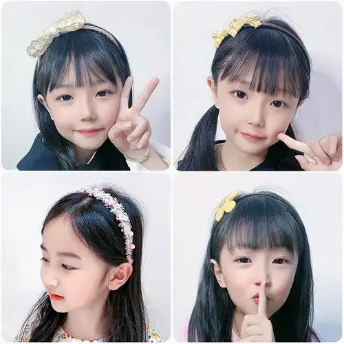 儿童发箍女童发饰韩版不伤发宝宝发夹编发小女孩发卡头饰夏季头箍