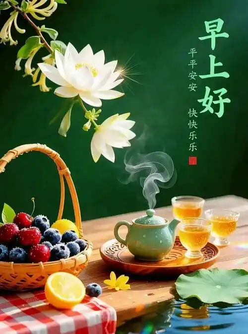 10月16日最漂亮早上好动态表情图片大全,早晨好动图美图大全