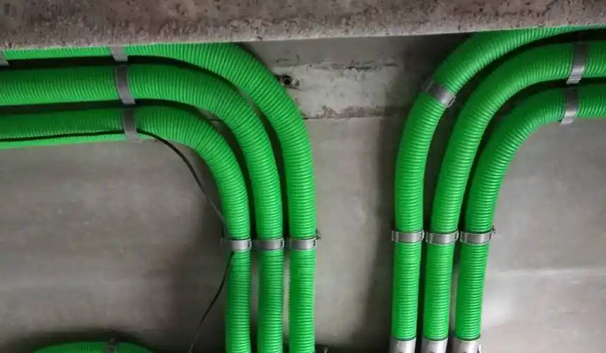 新风系统通风排气管双壁波纹多规格pe管建材塑料新风管