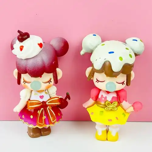 下午茶系列盲盒手办梦境小女仆公主扭蛋娃娃机玩具公仔蛋糕摆件