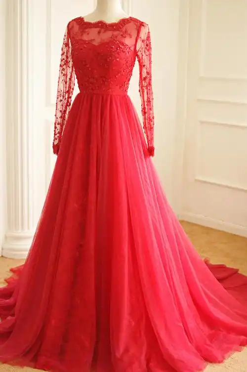 全国番茄新娘婚纱礼服馆-【番茄新娘】2016高定红色系礼服-中国婚博会