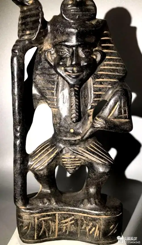 收藏殿堂远古文明中手持眼镜蛇权杖的古埃及法老之谜