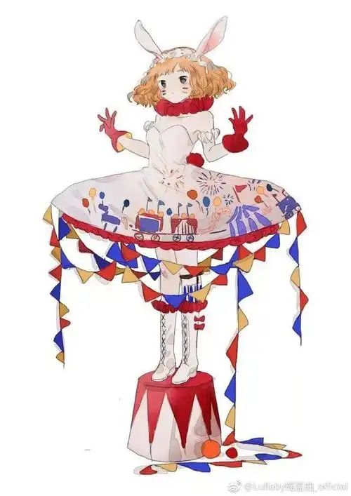 lolita洛丽塔哥特风服饰风格服装设计参考素材