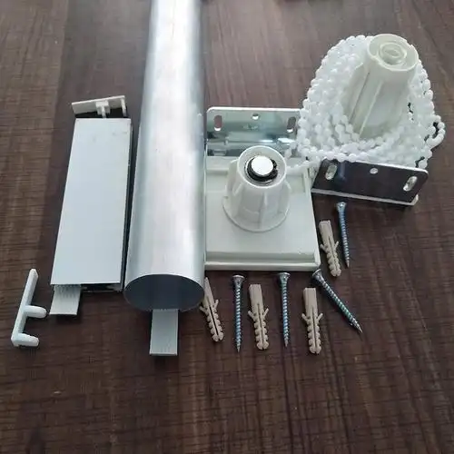 卷帘杆手拉升降广告布罗马帘百叶窗配件窗帘拉绳控制器制头白金刚15米