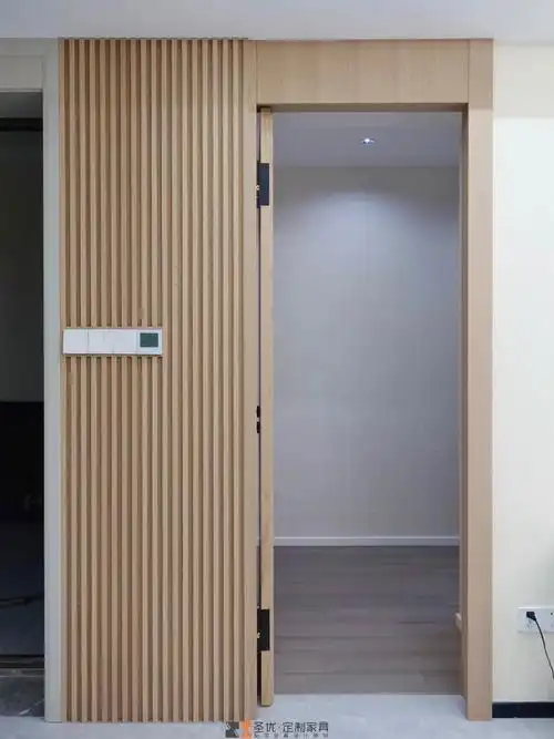 杭州全屋定制|格栅77隐形门定制效果展示
