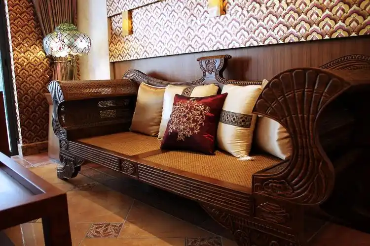 紫檀卷书琴桌螺钿梳妆台五屏螺钿榻等,均为清代家具的精粹#8205#8205