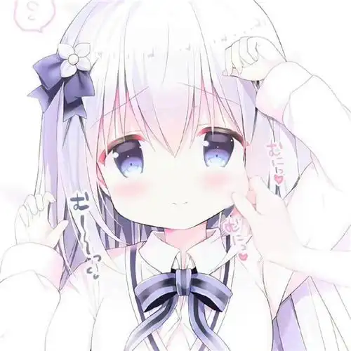 萌系可爱浅色系动漫女头图片_女生动漫头像_头像屋