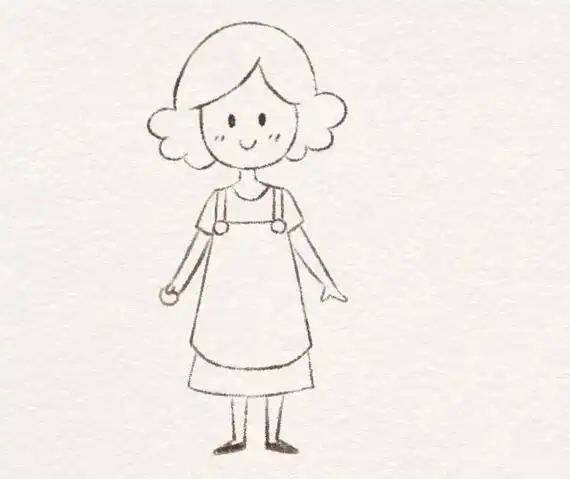 美丽漂亮的妈妈简笔画人物1753提供最全的素描妈妈怎么画简单漂亮更新