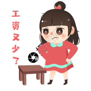 又懒工资又少了gif高清图片