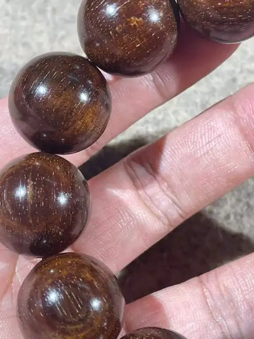 巴布亚贡犀角玉化咖啡规格手串手链念珠佛珠手串