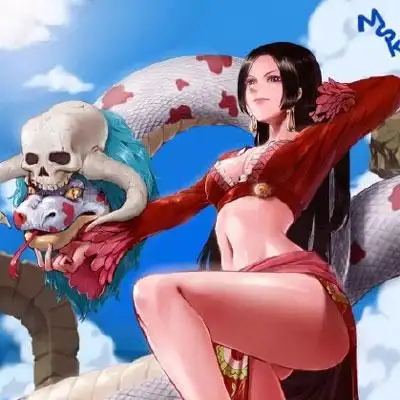 女帝头像高清霸气海贼王女帝帅气头像