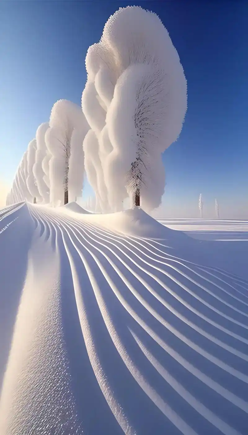 冰雪世界,银装素裹,净化了心灵.漂亮吧……#北国风光 - 抖音