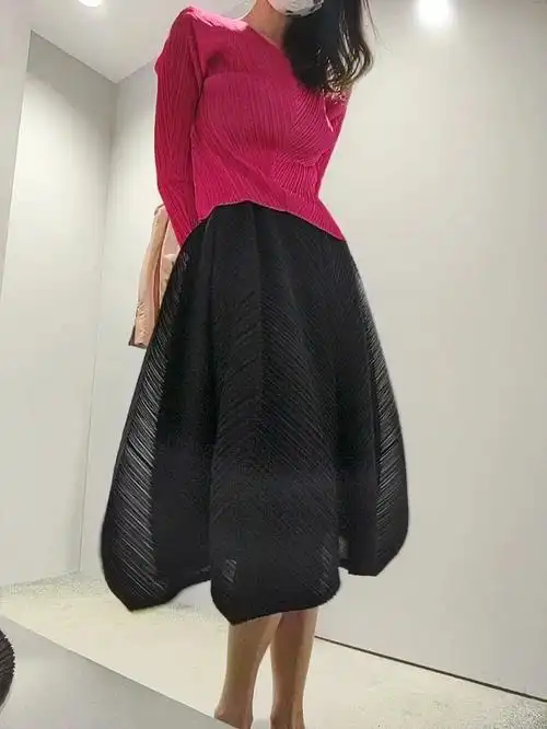 三宅一生pp12月jg533半裙