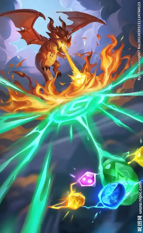 暗黑龙战斗图片