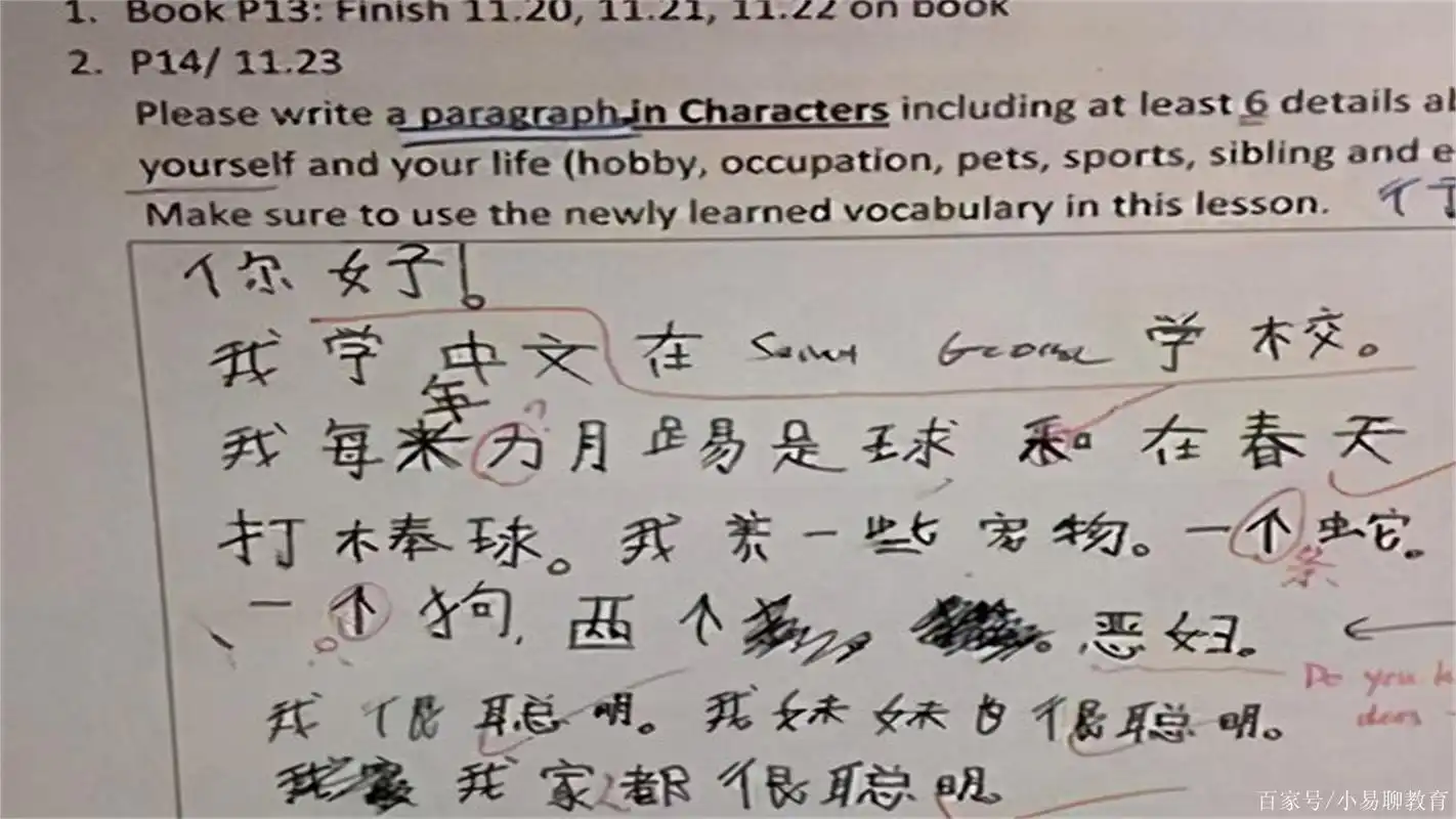 美国高中的中文试卷,难倒很多中国学生,网友:我学了个假中文