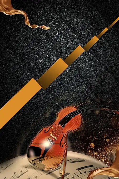 黑色质感创意音乐节背景素材