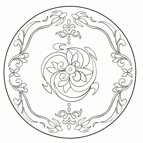 设计  #中国传统图案纹样  #中国风  #敦煌壁画  #线稿这是学校课程