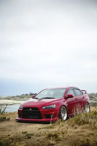 红红火火的三菱evo x