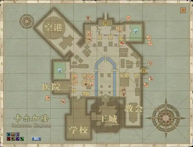 《树世界》地图_卡尔加隆王国