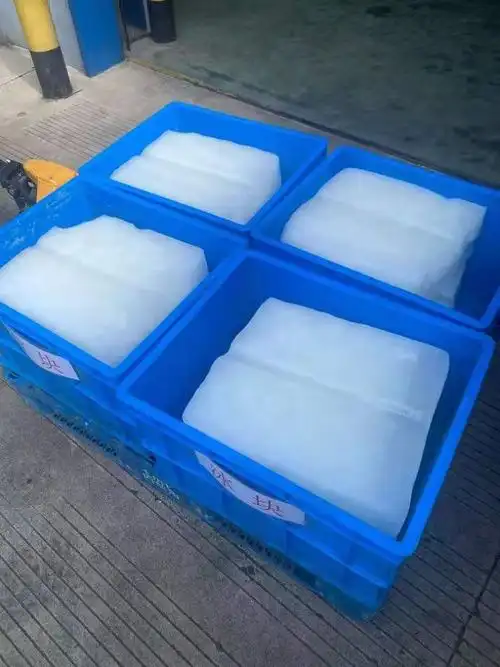 济南槐荫区制冰厂供应降温冰块厂房车间工业用冰批发配送