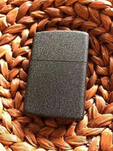 热销zippo打火机磨砂黑