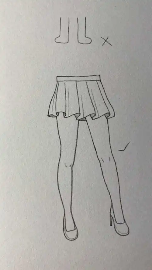 动漫腿应该这么画,你学会了吗?