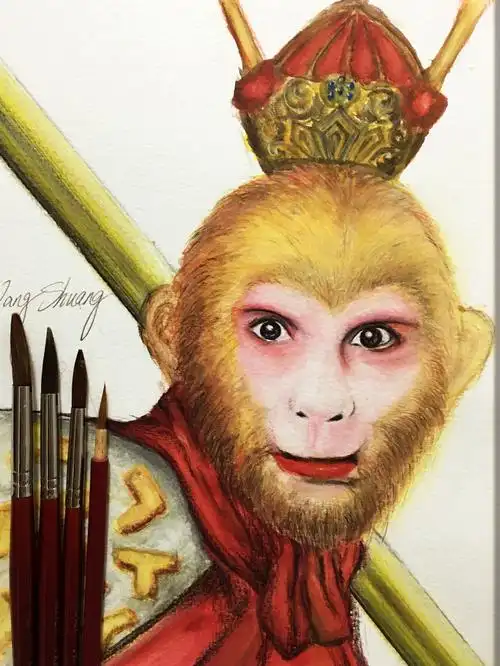 手绘美猴王