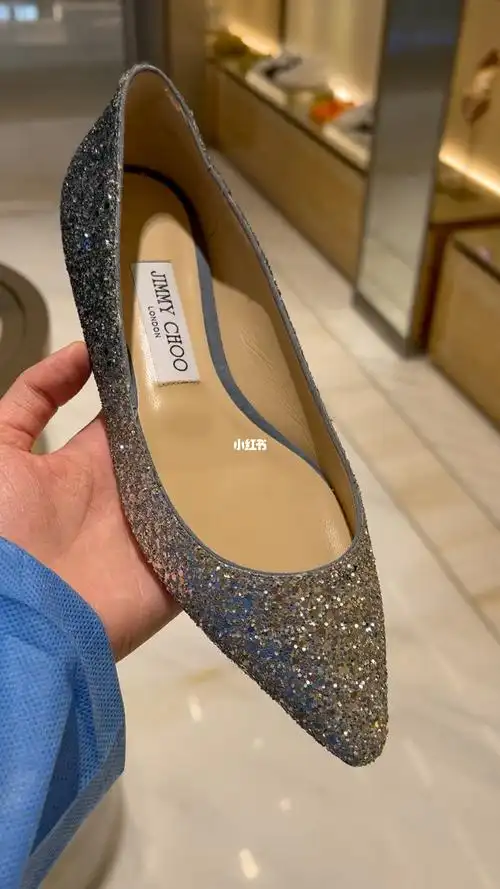 周仰杰jimmychoo  #jimmychoo水晶鞋  #jimmychoo平底鞋