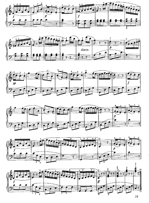 小奏鸣曲 op 36 no 1