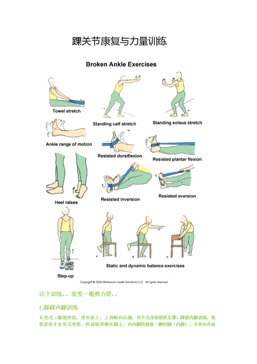 踝关节康复与力训练.doc