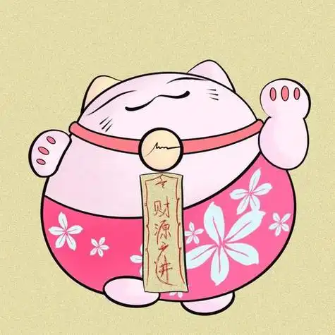 招财猫微信卡通头像 卡通头像图片大全 -【爱个性】