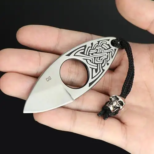 d2迷你指环刀高硬度户外锋利随身水果创意多功能组合工具