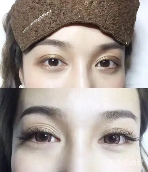 女王传奇纹眉美瞳线半永久专门店(恒隆广场店)美睫前后图片 - 第66张