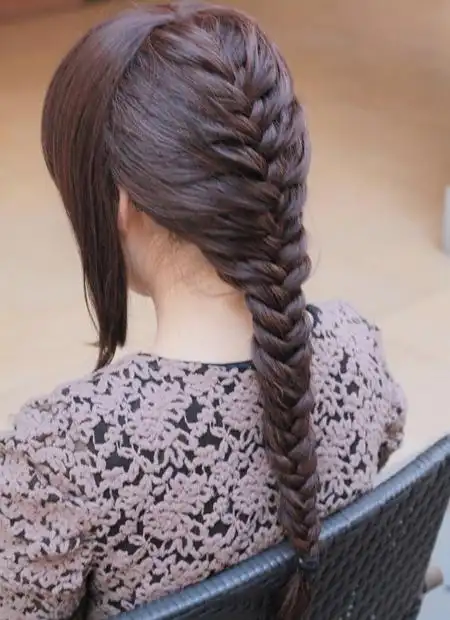 2021款淑女编发发型图片及扎法(3)_编发发型_西子美发网